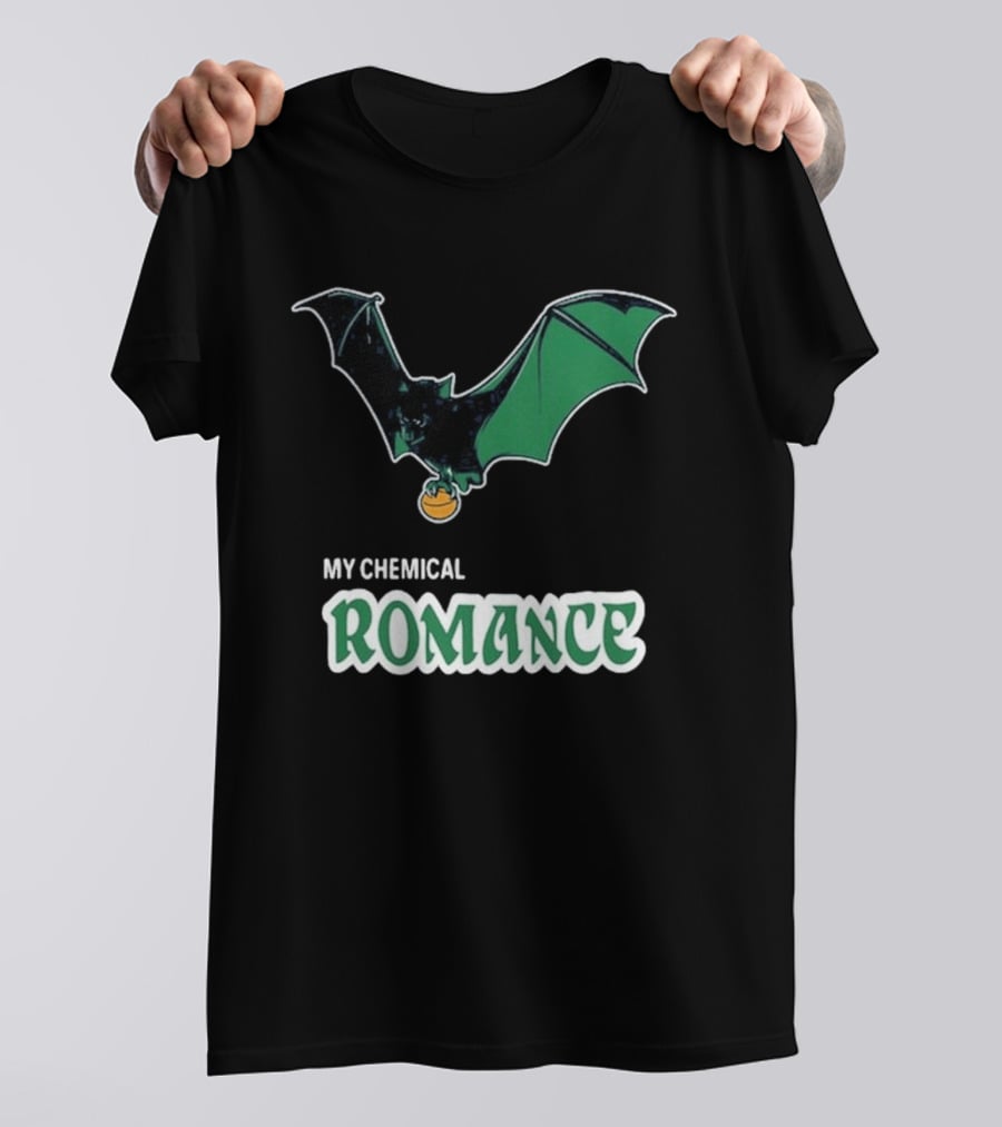 My Chemical Romance Bat Green Logo Philadelphia 08 15 2025 T-Shirt