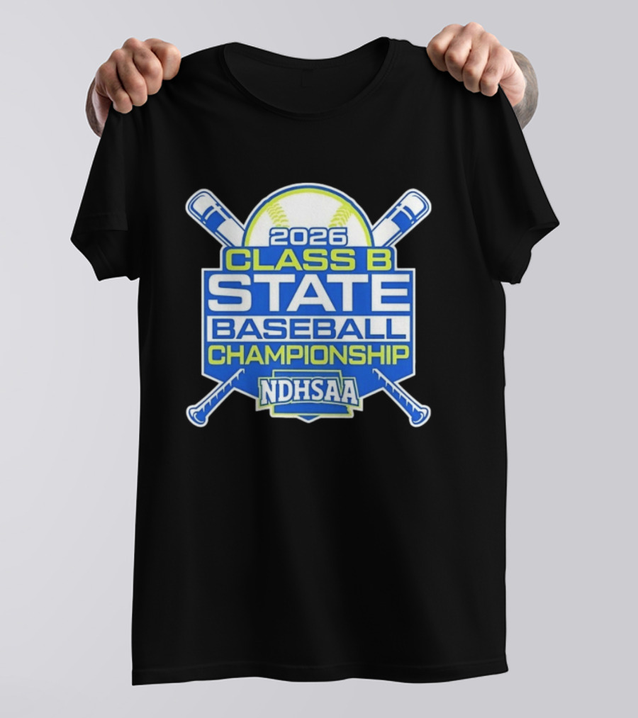 2026 NDHSAA Class B State Baseball Championship Merchandise T-Shirt