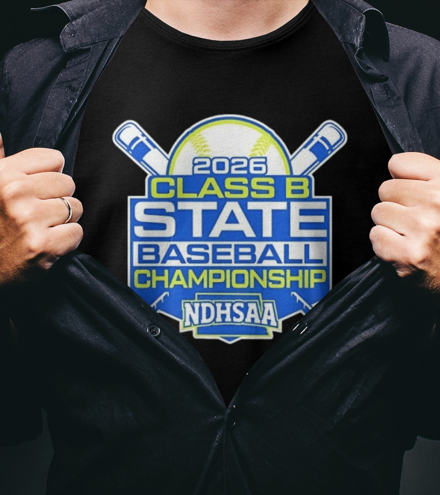2026 NDHSAA Class B State Baseball Championship Merchandise T-Shirt