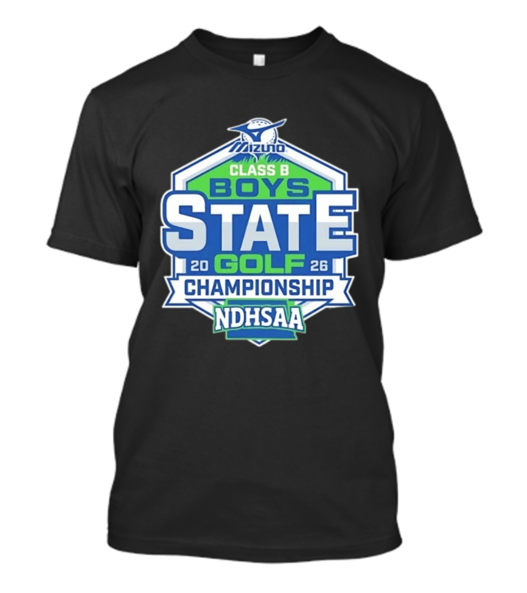 NDHSAA Mizuno Class B Boys State Golf Championship 2026 T-Shirt