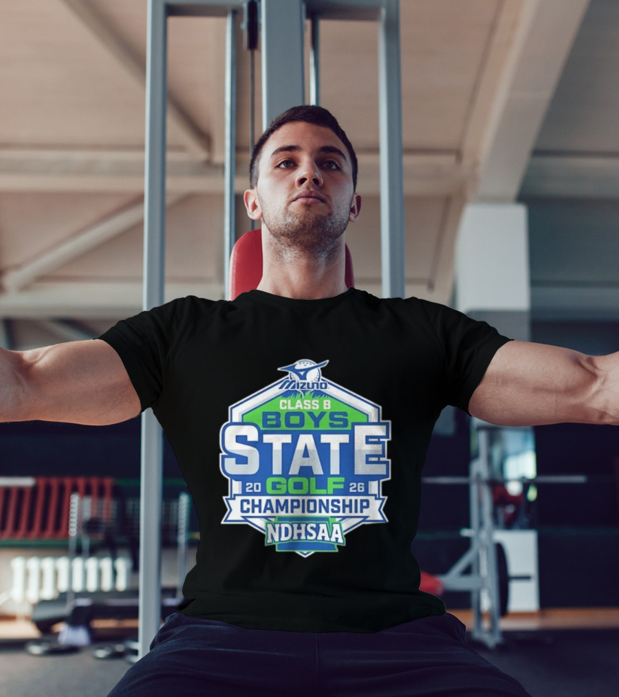 NDHSAA Mizuno Class B Boys State Golf Championship 2026 T-Shirt