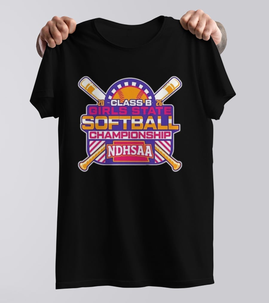 NDHSAA Class B Girls State Softball Championship 2026 T-Shirt