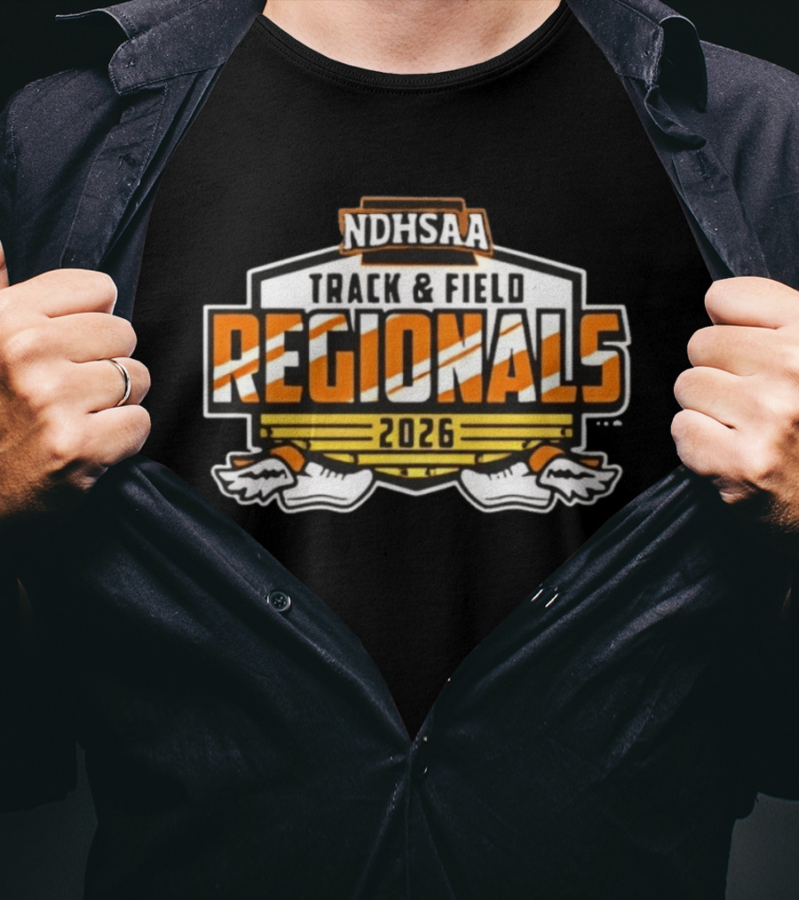 NDHSAA Track And Field Regionals 2026 Athletic Event Recognition T-Shirt