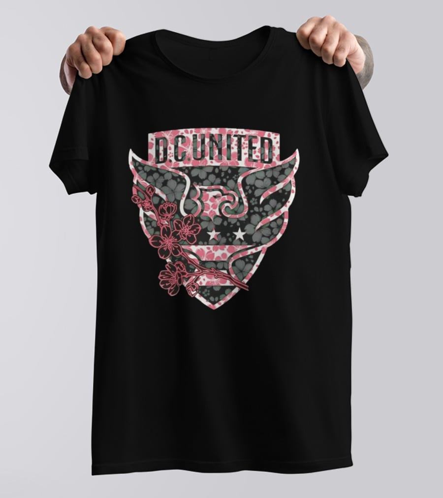 D.C. United Cherry Blossom Floral Crest T-Shirt