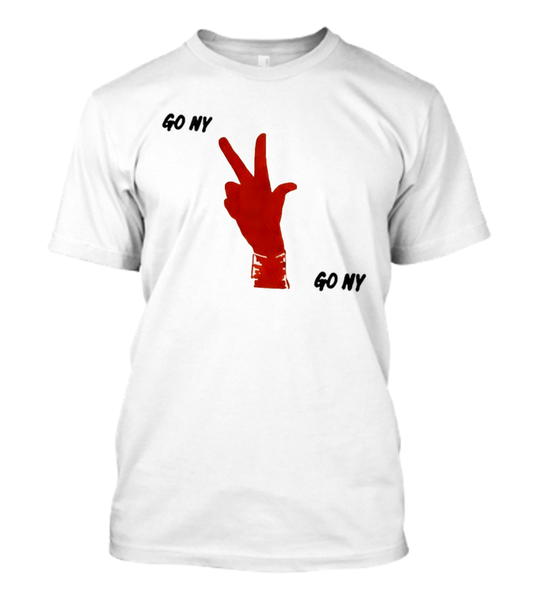 PJalen Brunson 3 Points New York Knicks Go NY Hand Gesture Basketball NBA 2026 T-Shirt