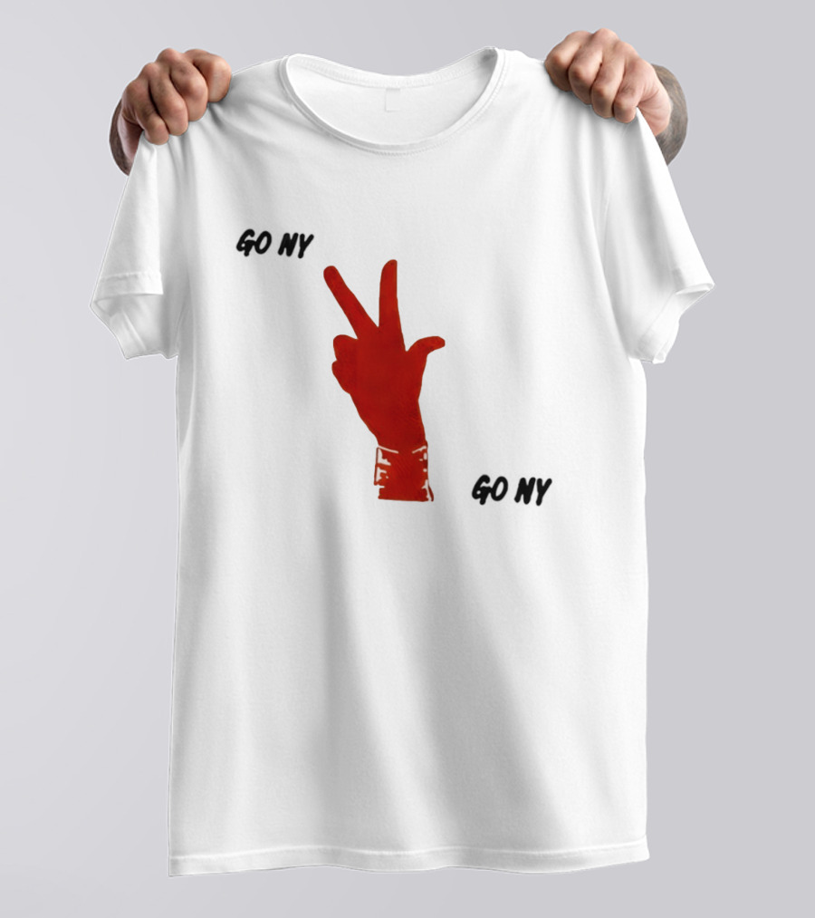 PJalen Brunson 3 Points New York Knicks Go NY Hand Gesture Basketball NBA 2026 T-Shirt