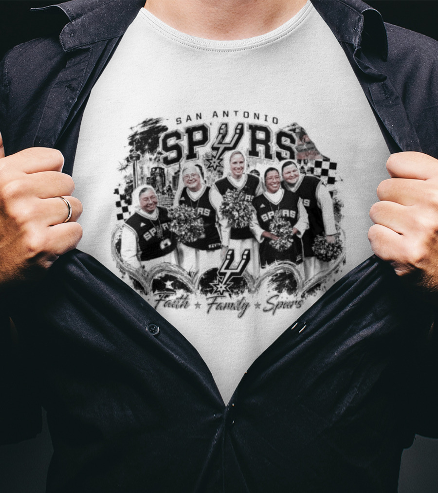 San Antonio Spurs Faith Family Unity T-Shirt