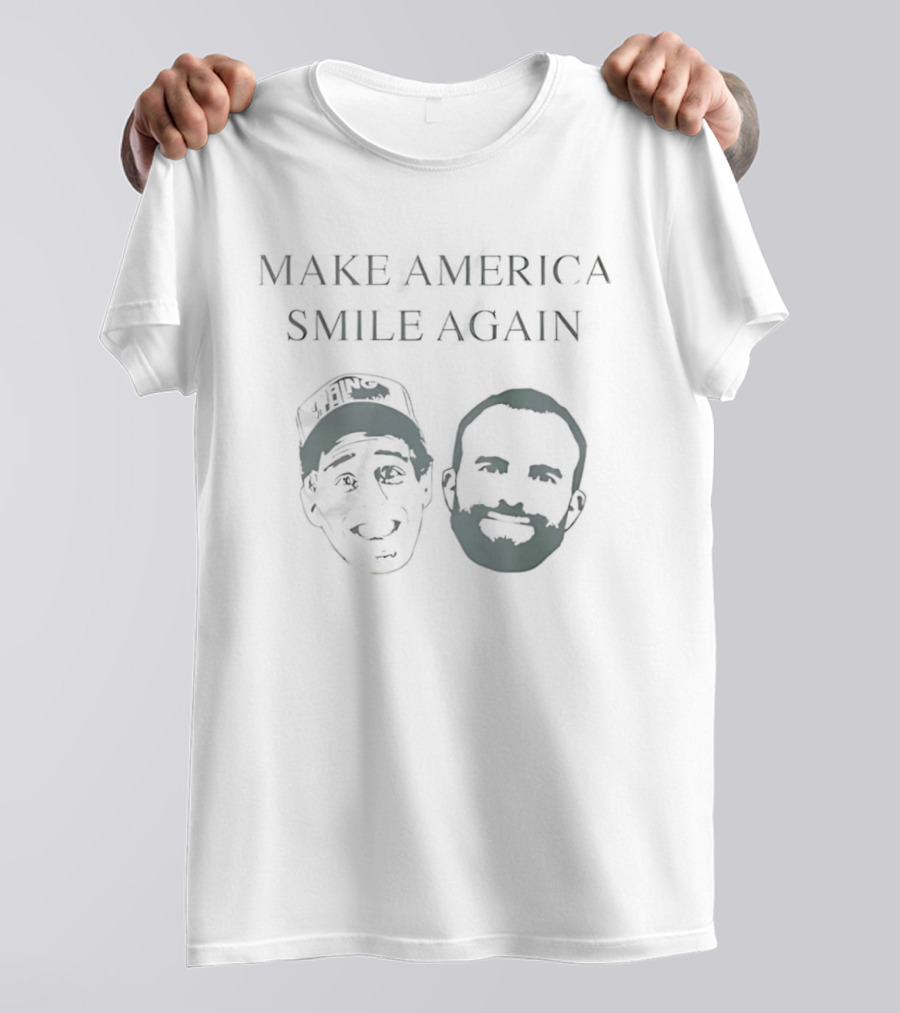 Make America Smile Again Tanner Smith And Connor Tomlinson T-Shirt
