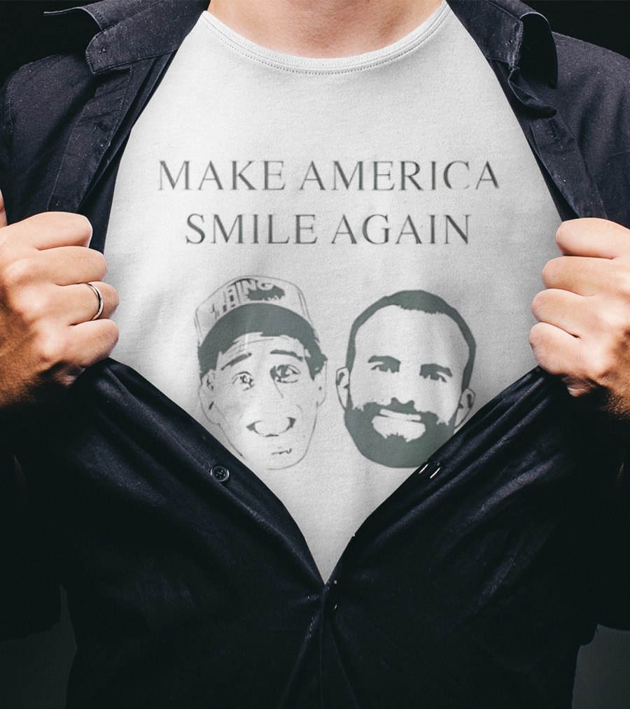 Make America Smile Again Tanner Smith And Connor Tomlinson T-Shirt