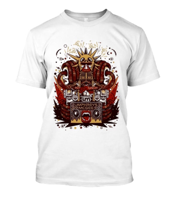 Umphrey's Mcgee Summer Tour 2026 Skeleton And Sunburst T-Shirt