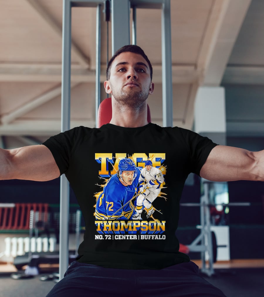 Tage Thompson No. 72 Buffalo Center T-Shirt