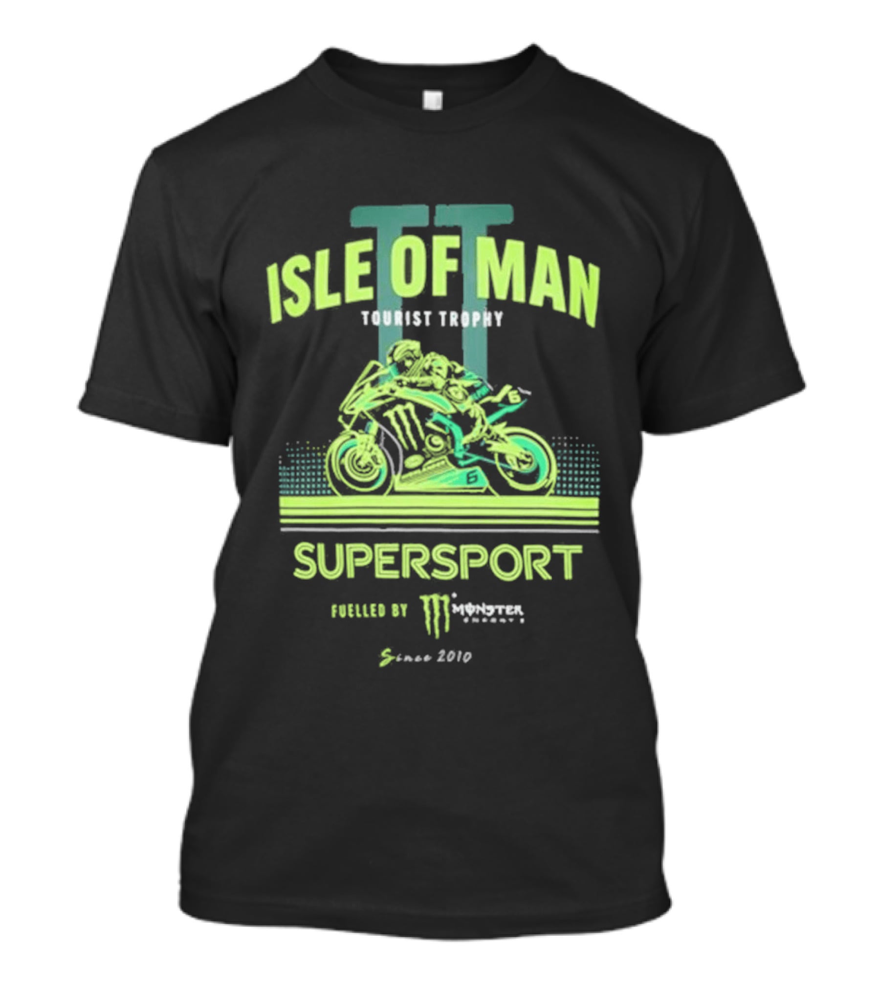 Isle Of Man TT Tourist Trophy Supersport Powered By Monster Energy Since 2010 T-Shirt