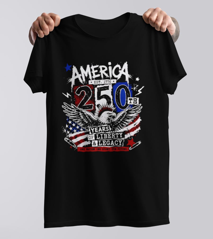 America 250th Liberty And Legacy Eagle T-Shirt
