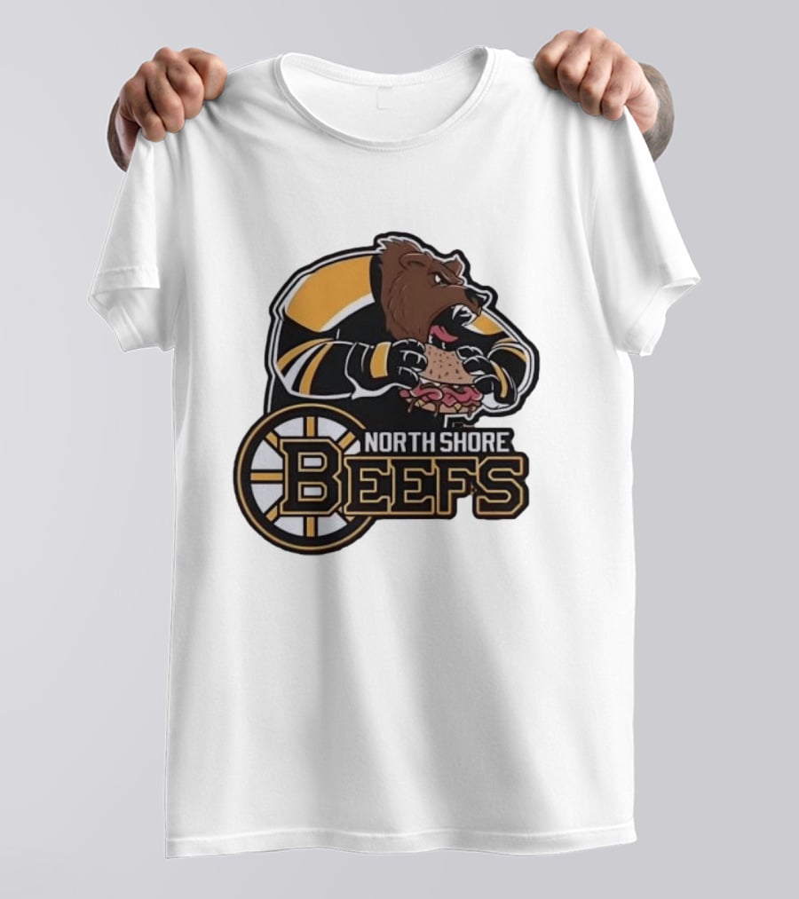 Boston Bruins North Shore Beefs Bear Sandwich T-Shirt