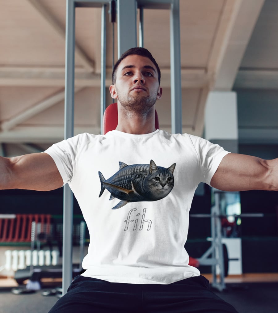 Fish Cat Hybrid Fih T-Shirt