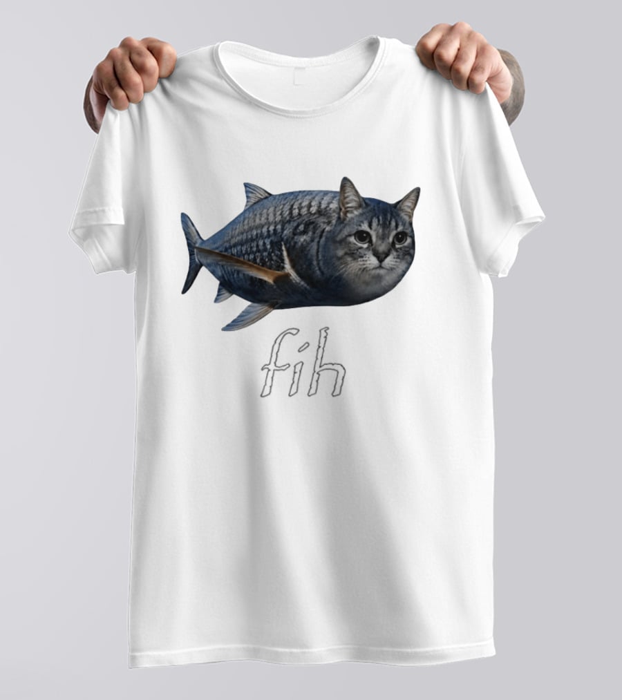Fish Cat Hybrid Fih T-Shirt