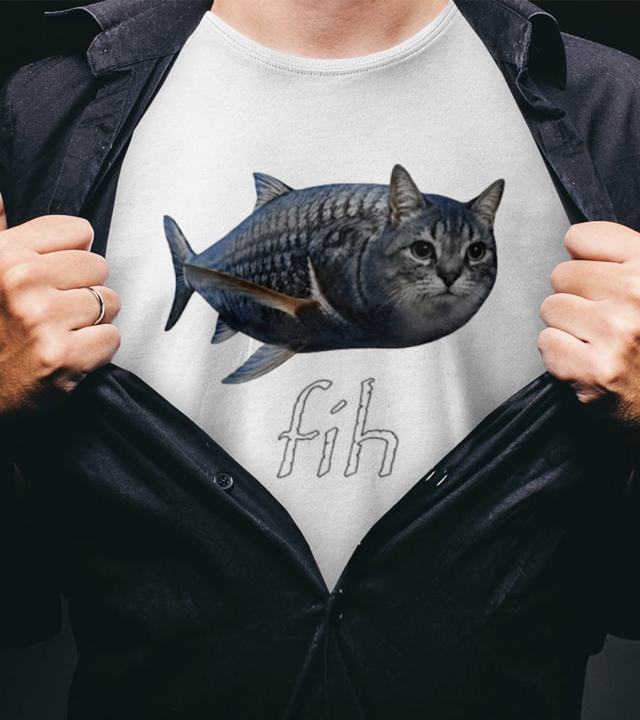 Fish Cat Hybrid Fih T-Shirt
