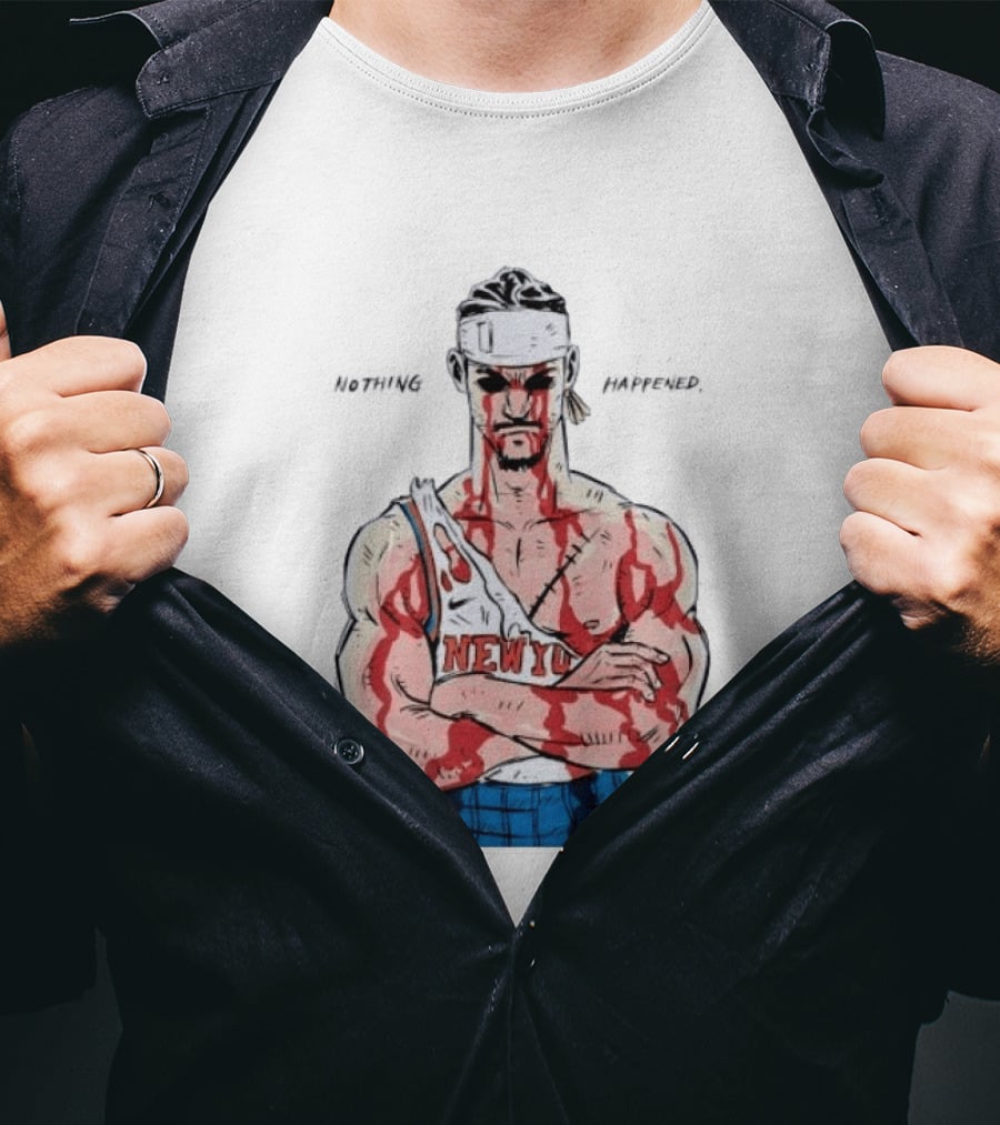 Roronoa Zoro Knicks Nothing Happened Crossover With Josh Hart T-Shirt