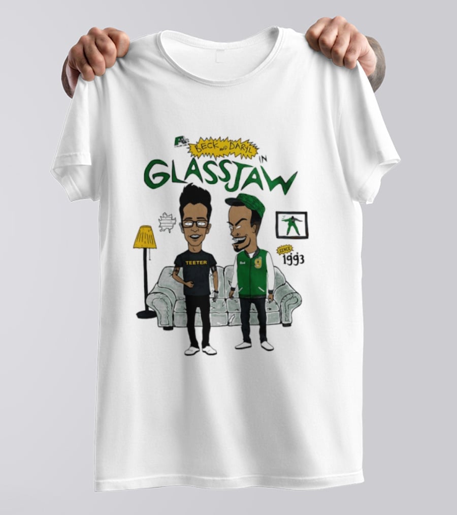 Beck And Daryl In Glassjaw Since 1993 Couch Teeter T-Shirt