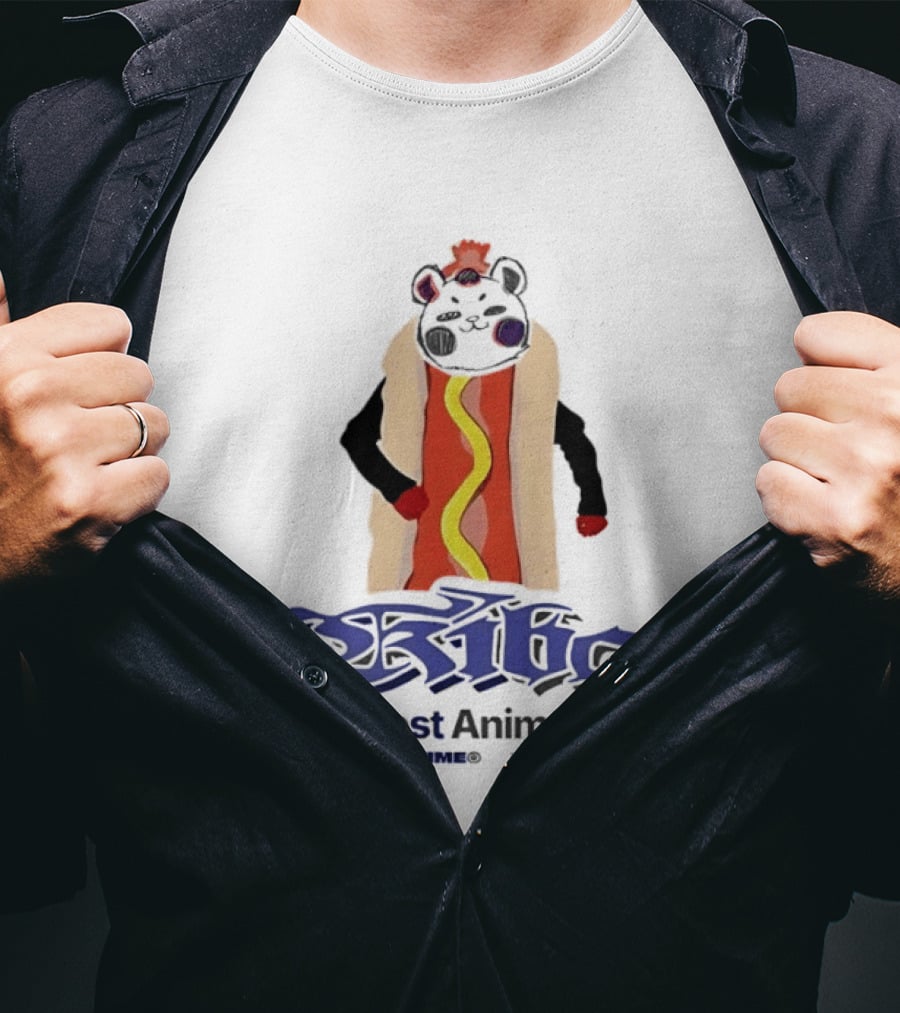Kibo Anime App Hot Dog Character The Best Anime App T-Shirt