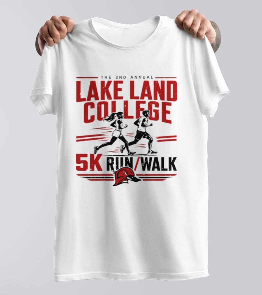 Lake Land College The 2nd Annual 2026 5K Run Walk Event T-Shirt