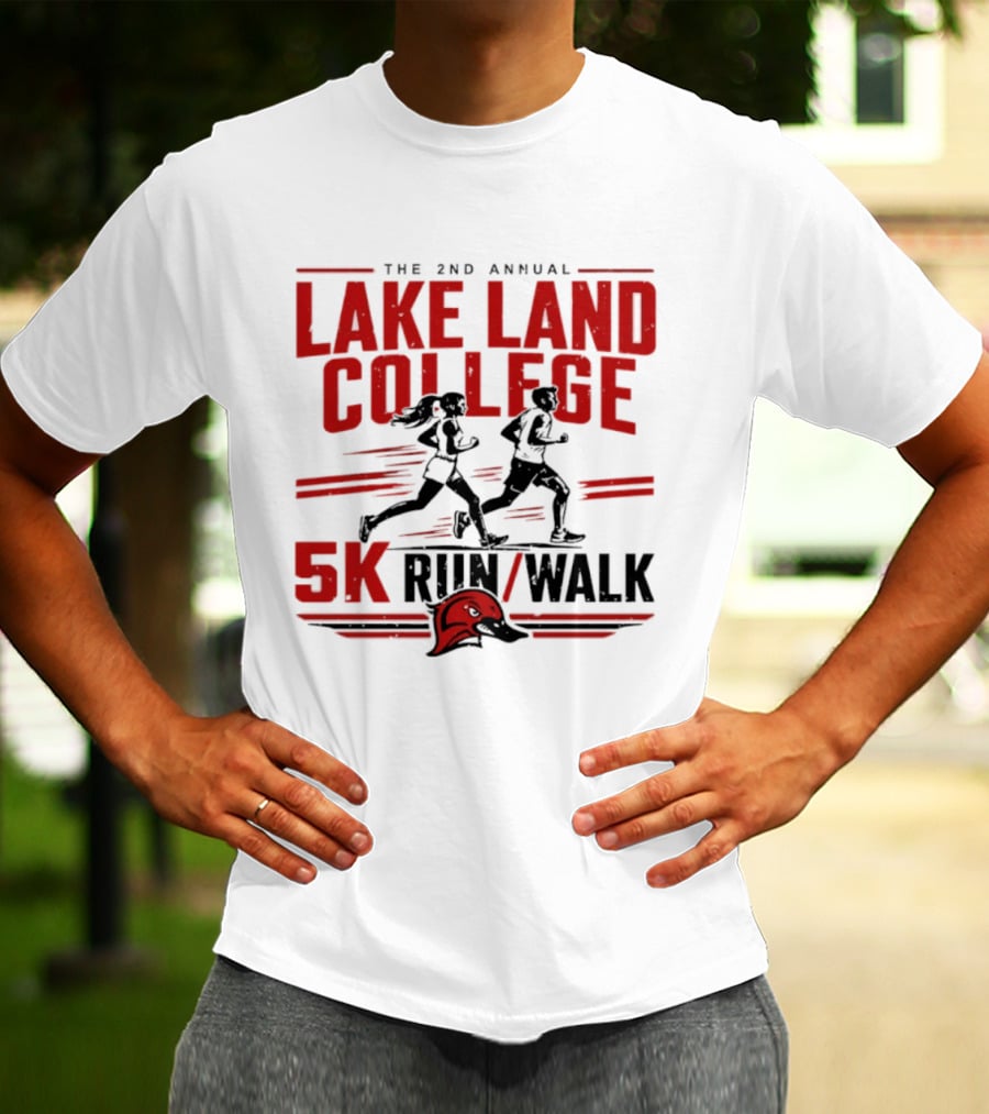 Lake Land College The 2nd Annual 2026 5K Run Walk Event T-Shirt