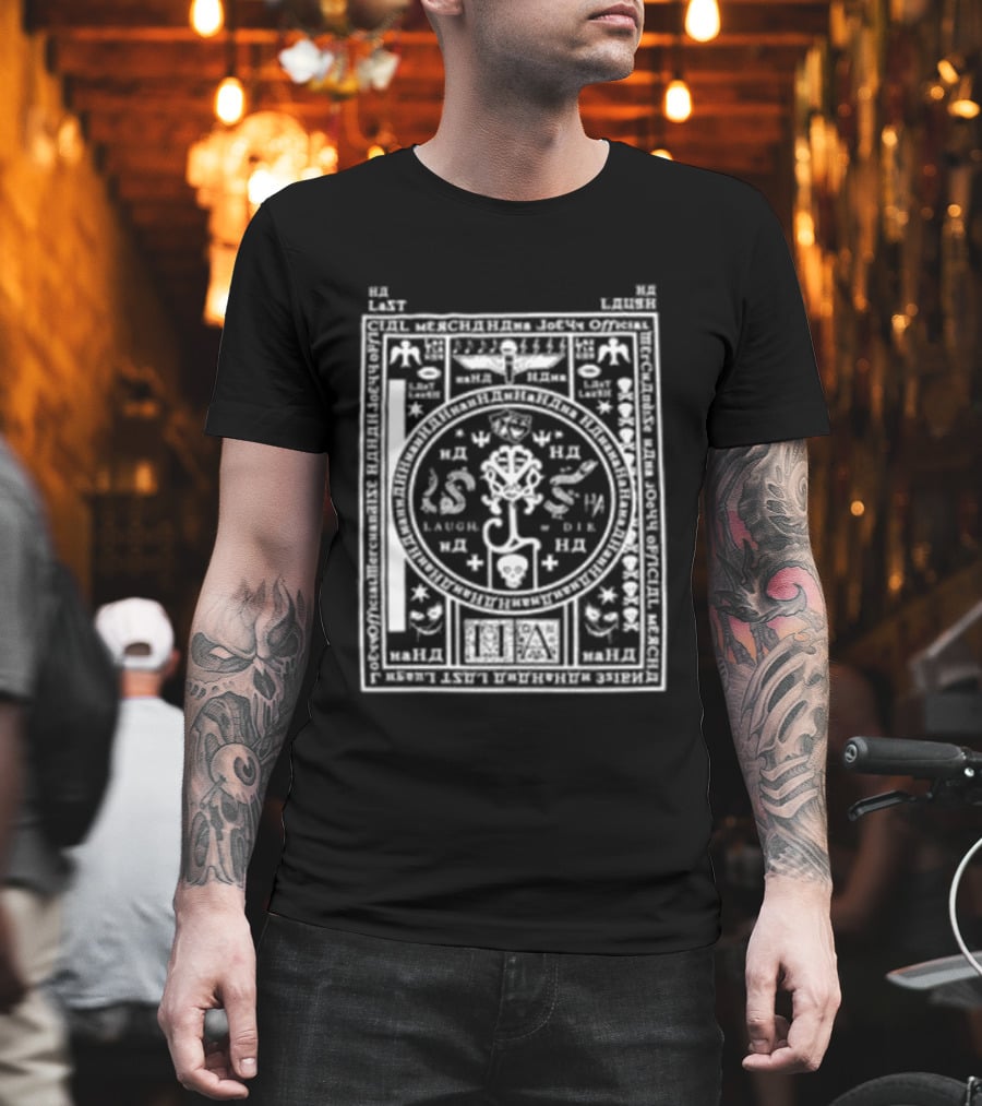 Joeyy Last Laugh Tarot Styled Symbolic T-Shirt