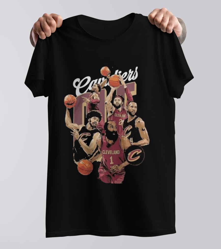 Cleveland Cavaliers NBA Basketball Star Players T-Shirt