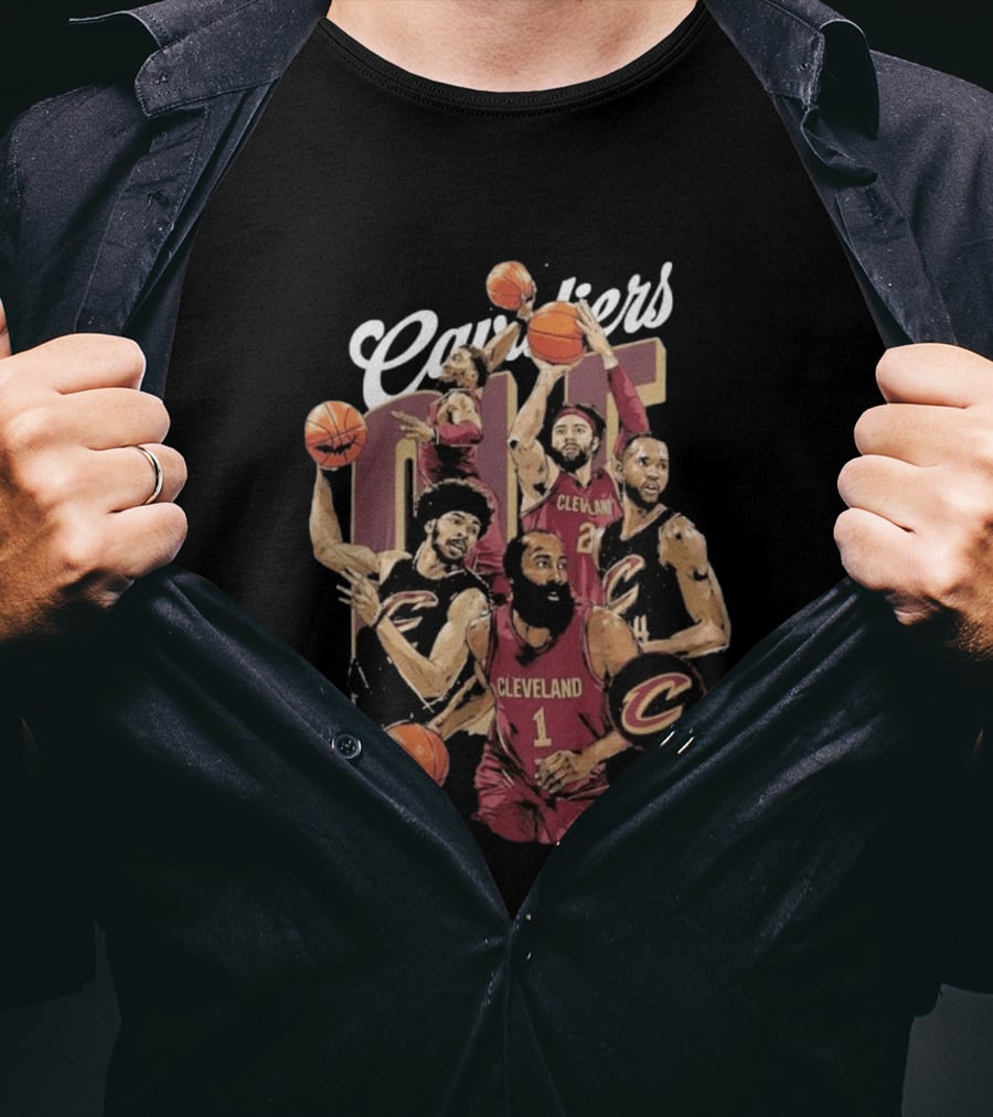 Cleveland Cavaliers NBA Basketball Star Players T-Shirt