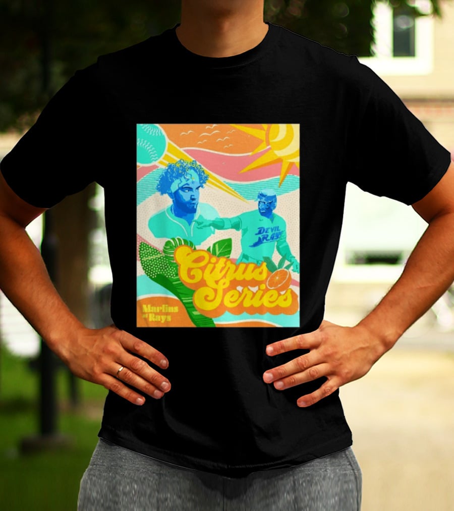 Citrus Series Miami Marlins Tampa Bay Devil Rays T-Shirt