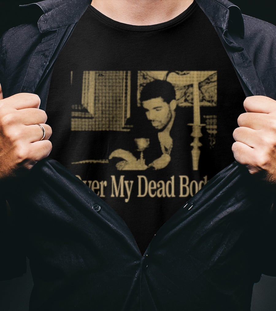 Drake Iceman Over My Dead Body Gold T-Shirt