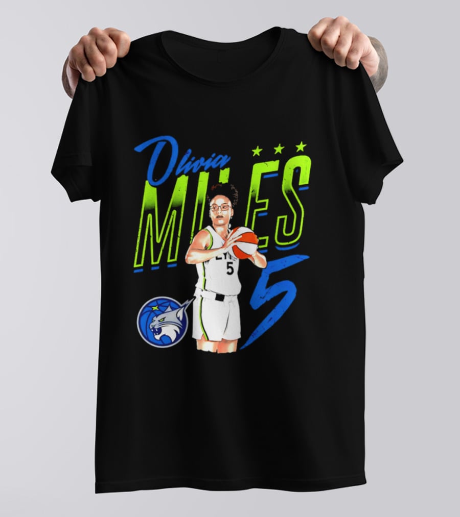 Olivia Miles Minnesota Lynx 5 Star Player T-Shirt