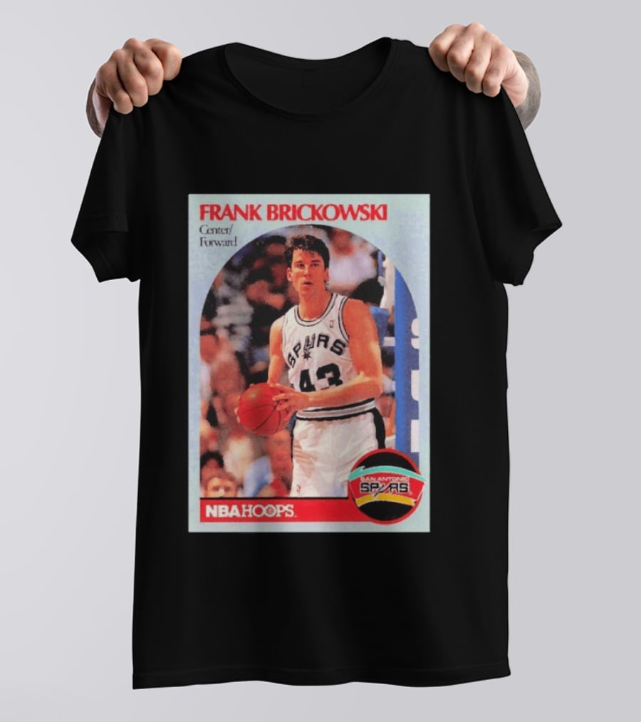 Frank Brickowski Center Forward San Antonio Spurs NBA Hoops T-Shirt