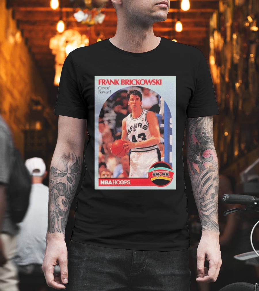 Frank Brickowski Center Forward San Antonio Spurs NBA Hoops T-Shirt
