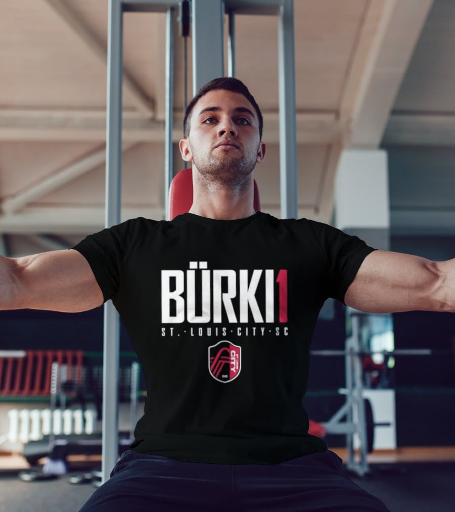 Bürki 1 St. Louis City SC Elite Soccer Fan Gear T-Shirt
