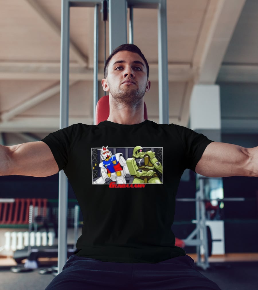 Gundaaamn Robots Anime Mecha Showdown T-Shirt