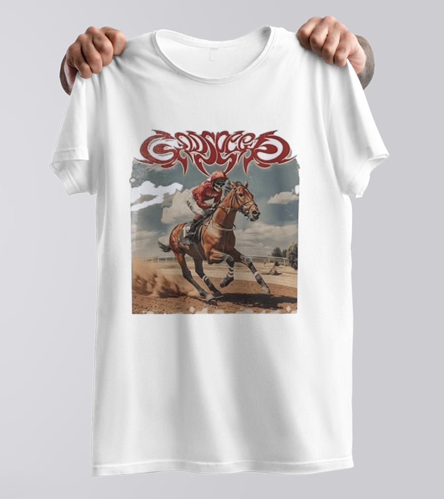 Godspeed Thoroughbred Racing Out Of Many One Bone T-Shirt