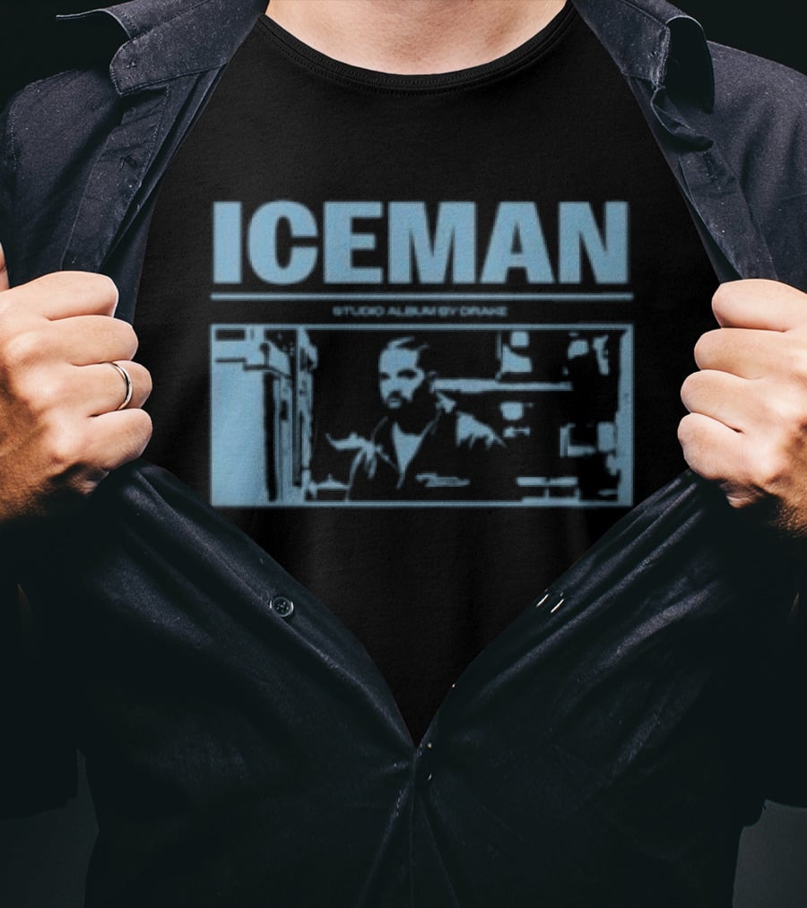 ICEMAN Studio Album By Drake Blueprint T-Shirt