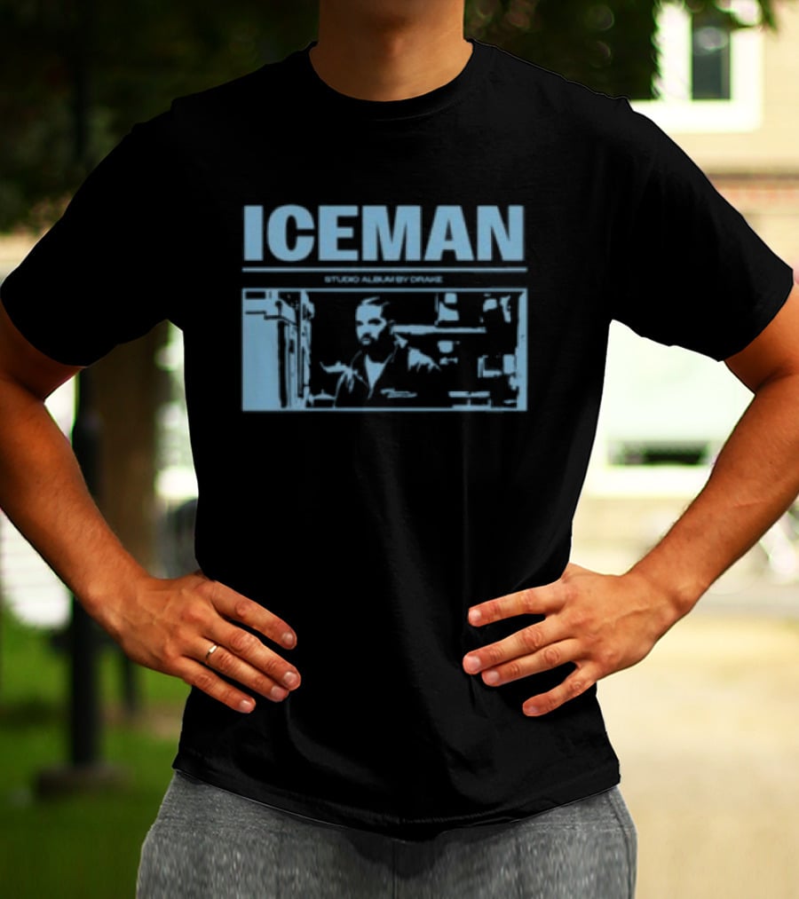 ICEMAN Studio Album By Drake Blueprint T-Shirt