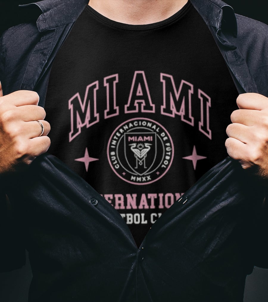 Miami Club Internacional De Fútbol 2026 Emblem MLS Soccer Team T-Shirt
