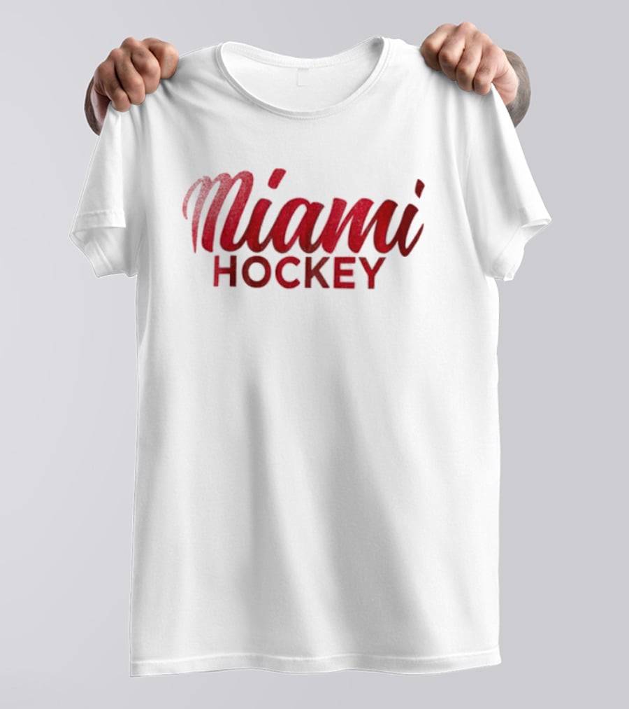 Miami RedHawks Hockey Brick Street T-Shirt