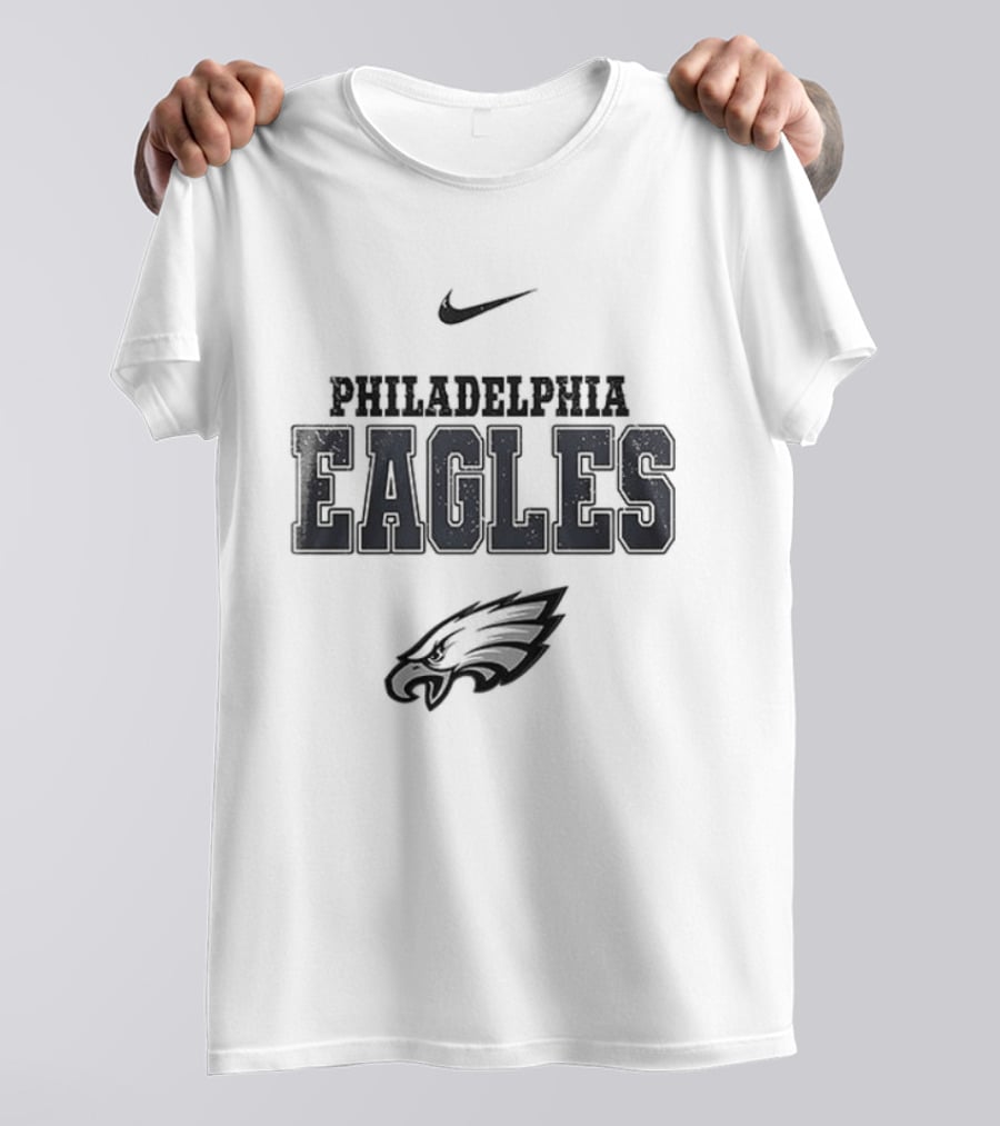 Philadelphia Eagles Nike Vintage Skull Trucker Fan Gear T-Shirt