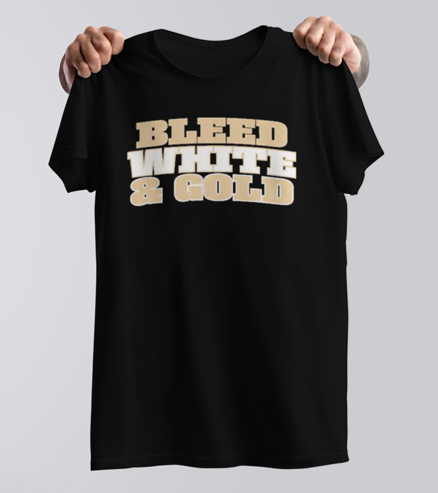 Bleed White And Gold T-Shirt