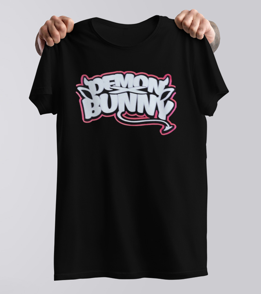 Demon Bunny Devil Horns Tail T-Shirt