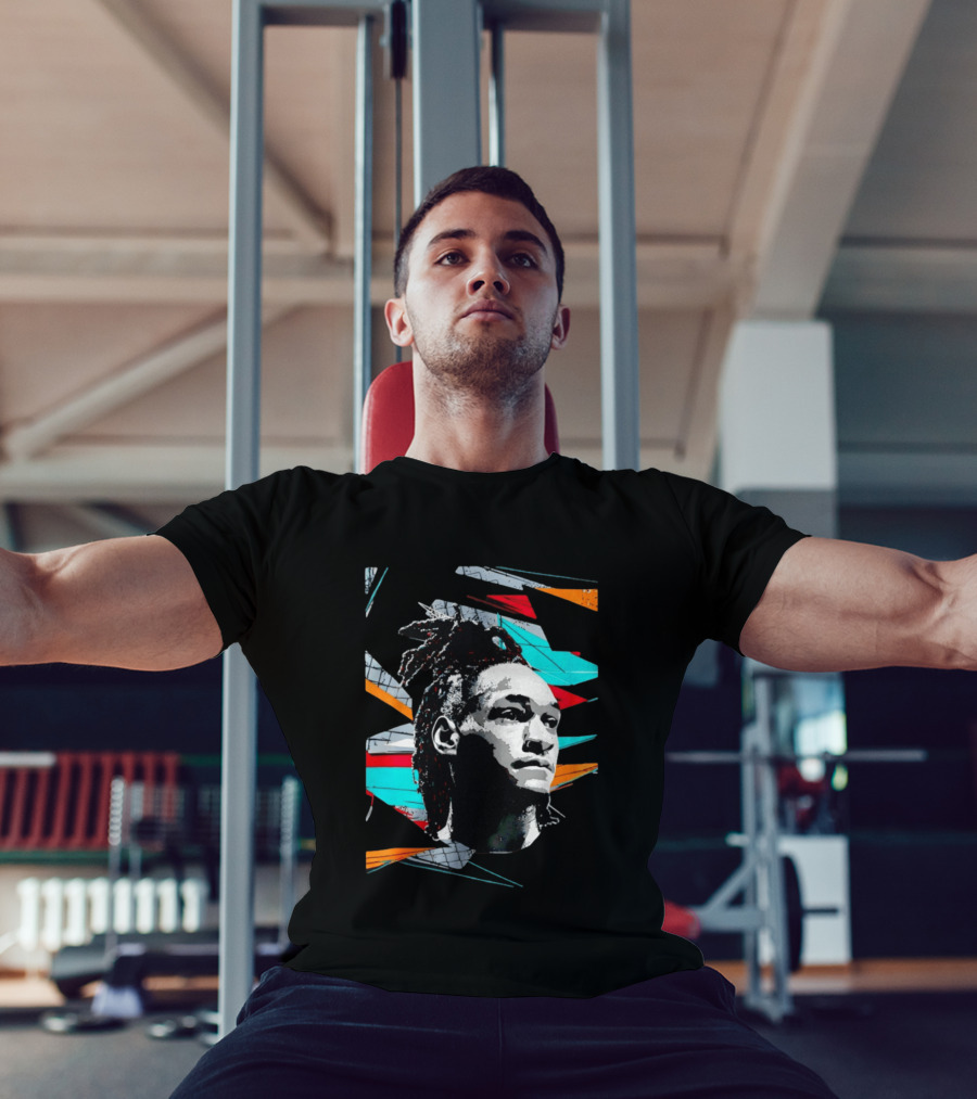 Derrick White San Antonio Spurs Player Colorful Pop T-Shirt