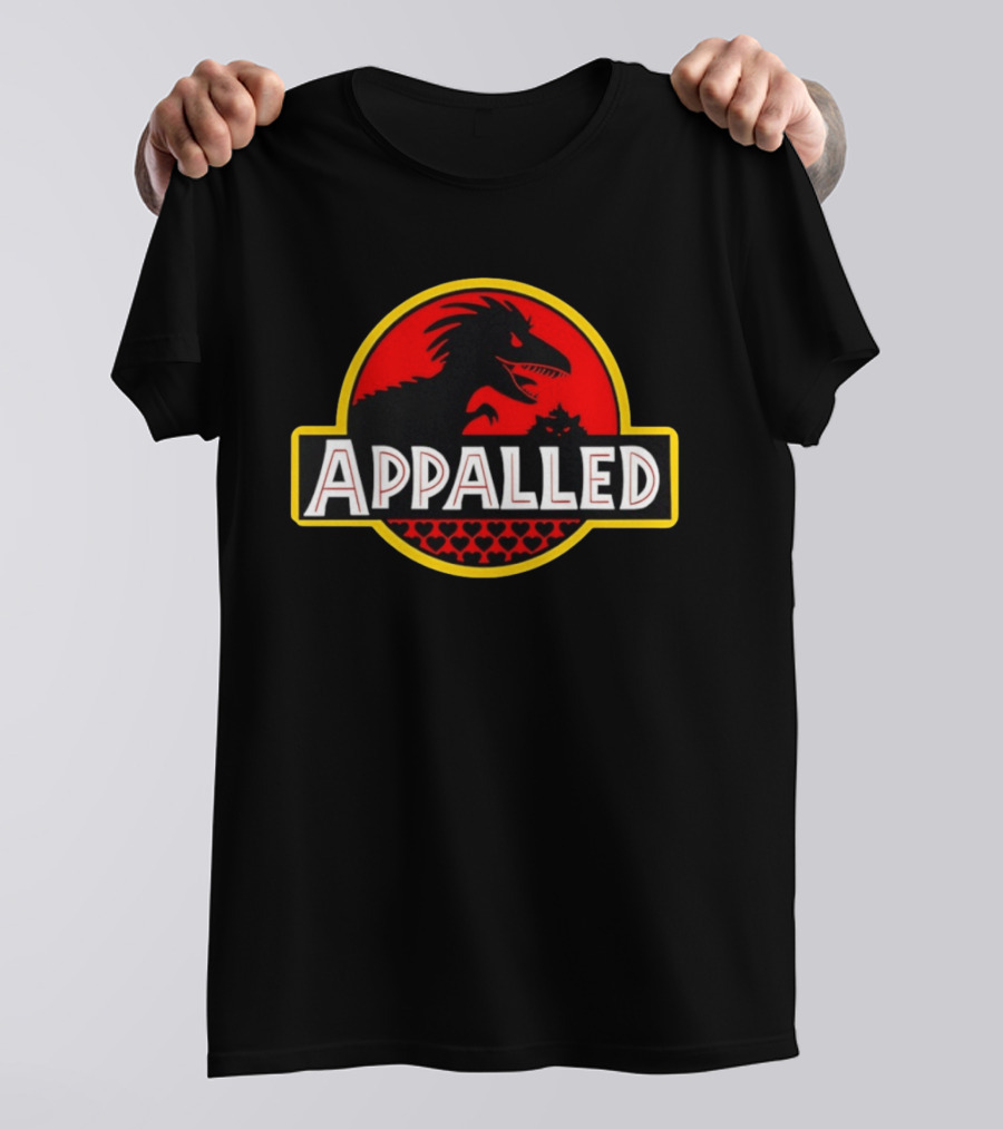 Jurassic Park Dinosaur Appalled Parody With Mongo T-Shirt