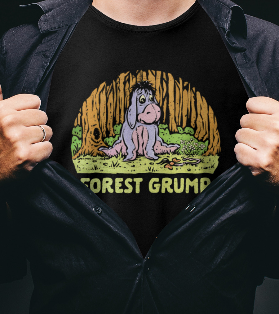 Eeyore Forest Grump Winnie The Pooh Inspired Mashup T-Shirt