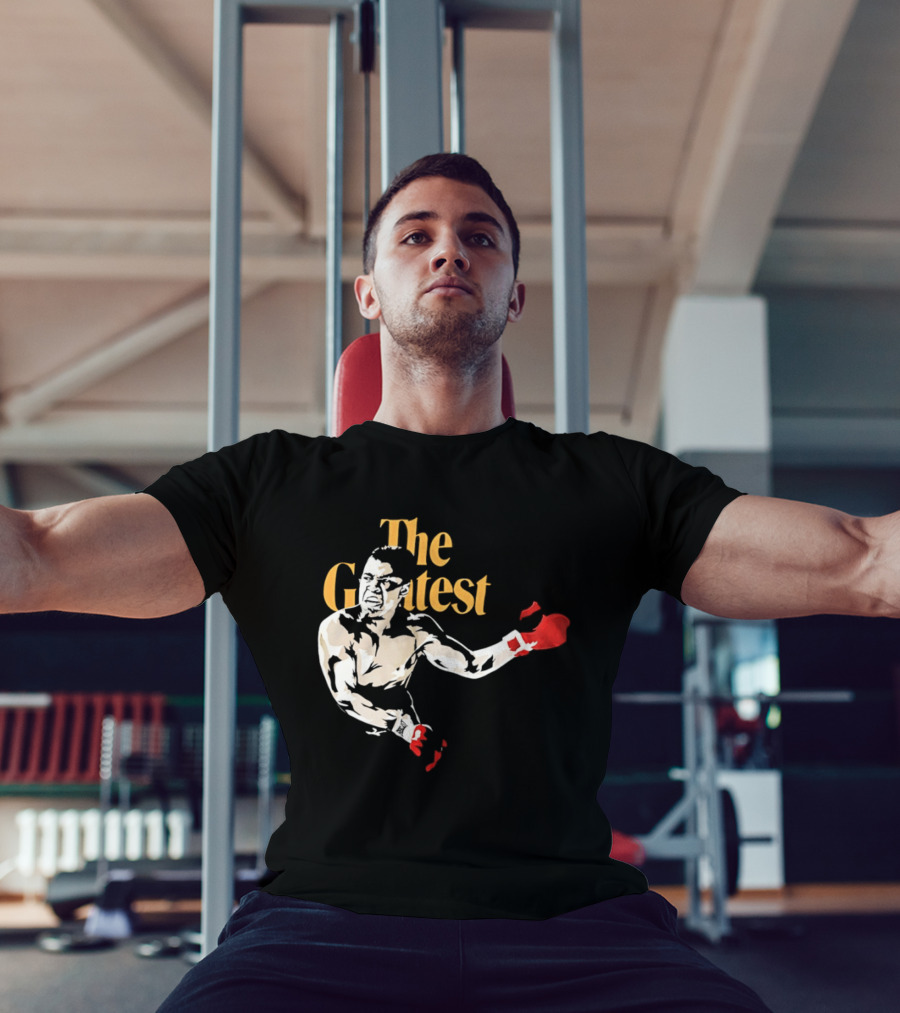 The Greatest Muhammad Ali Red Gloves Boxer T-Shirt