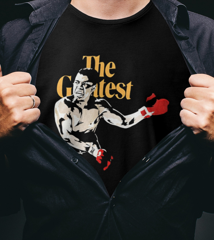 The Greatest Muhammad Ali Red Gloves Boxer T-Shirt