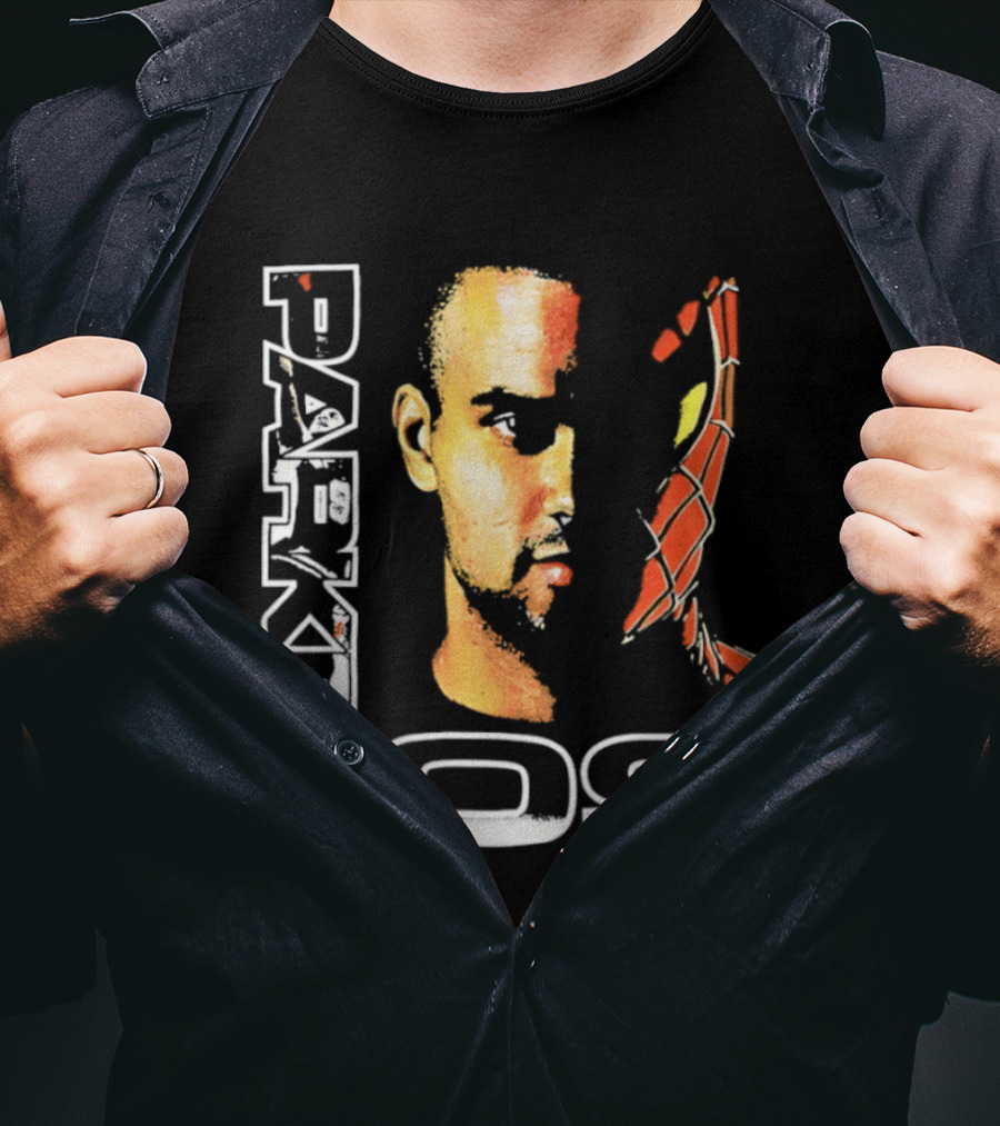 Parker 09 Spiderman San Antonio Spurs T-Shirt